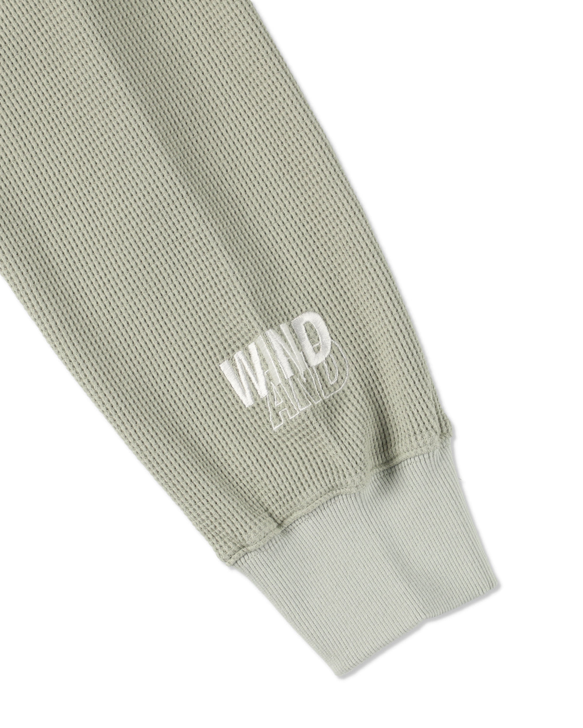 Waffle Zip Up Sweatshirt