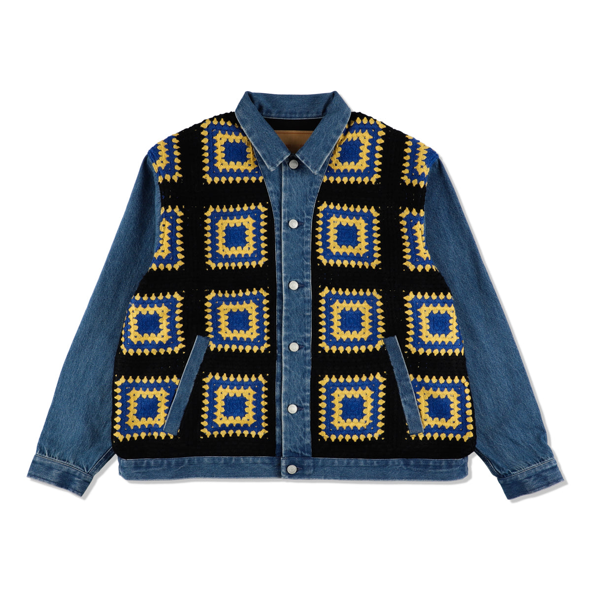 CROCHETKNIT x DENIM JACKET