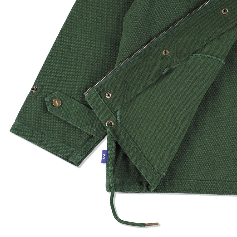DUCK CANVAS RIDING JACKET / GREEN