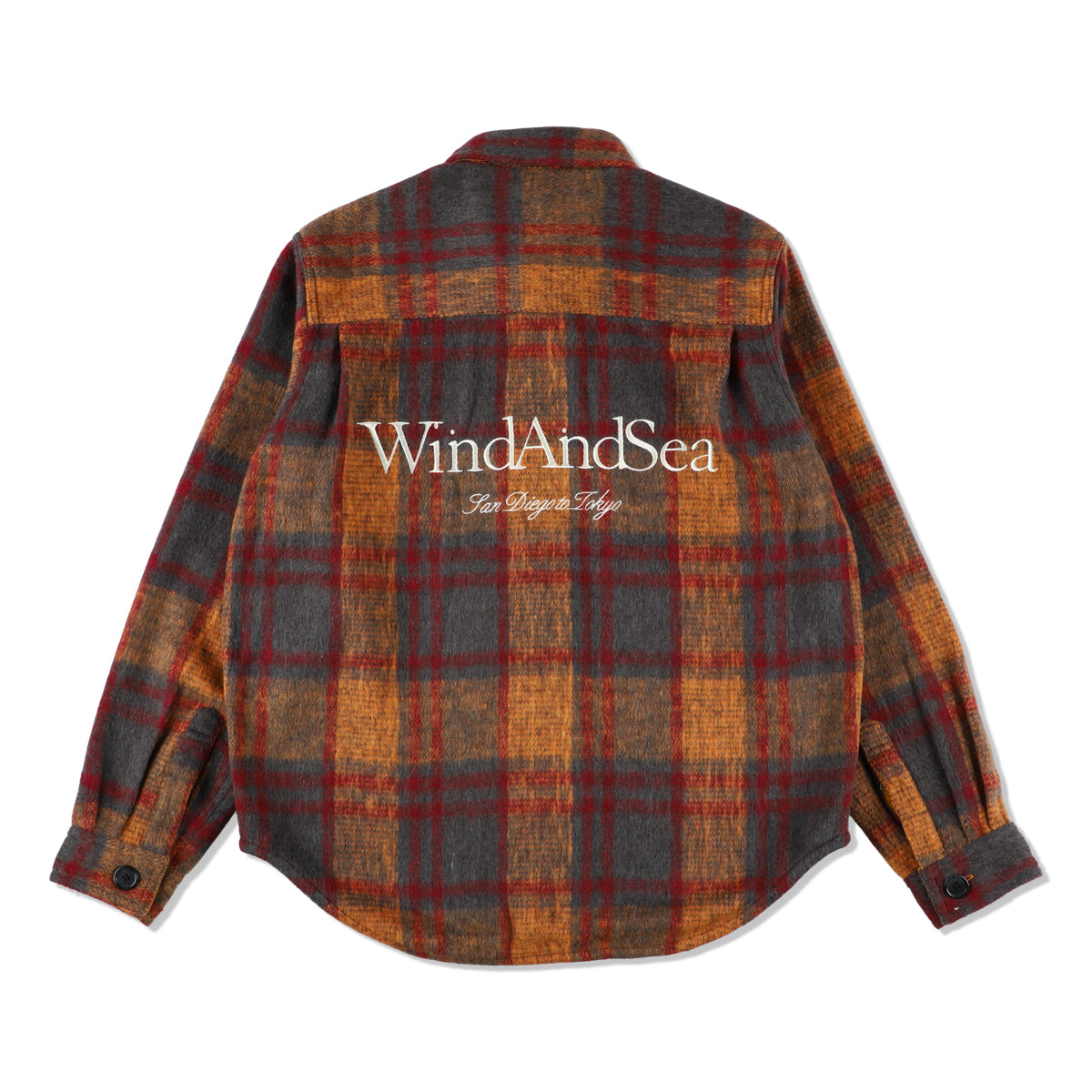 SHAGGY PLAID CPO SHIRT JACKET