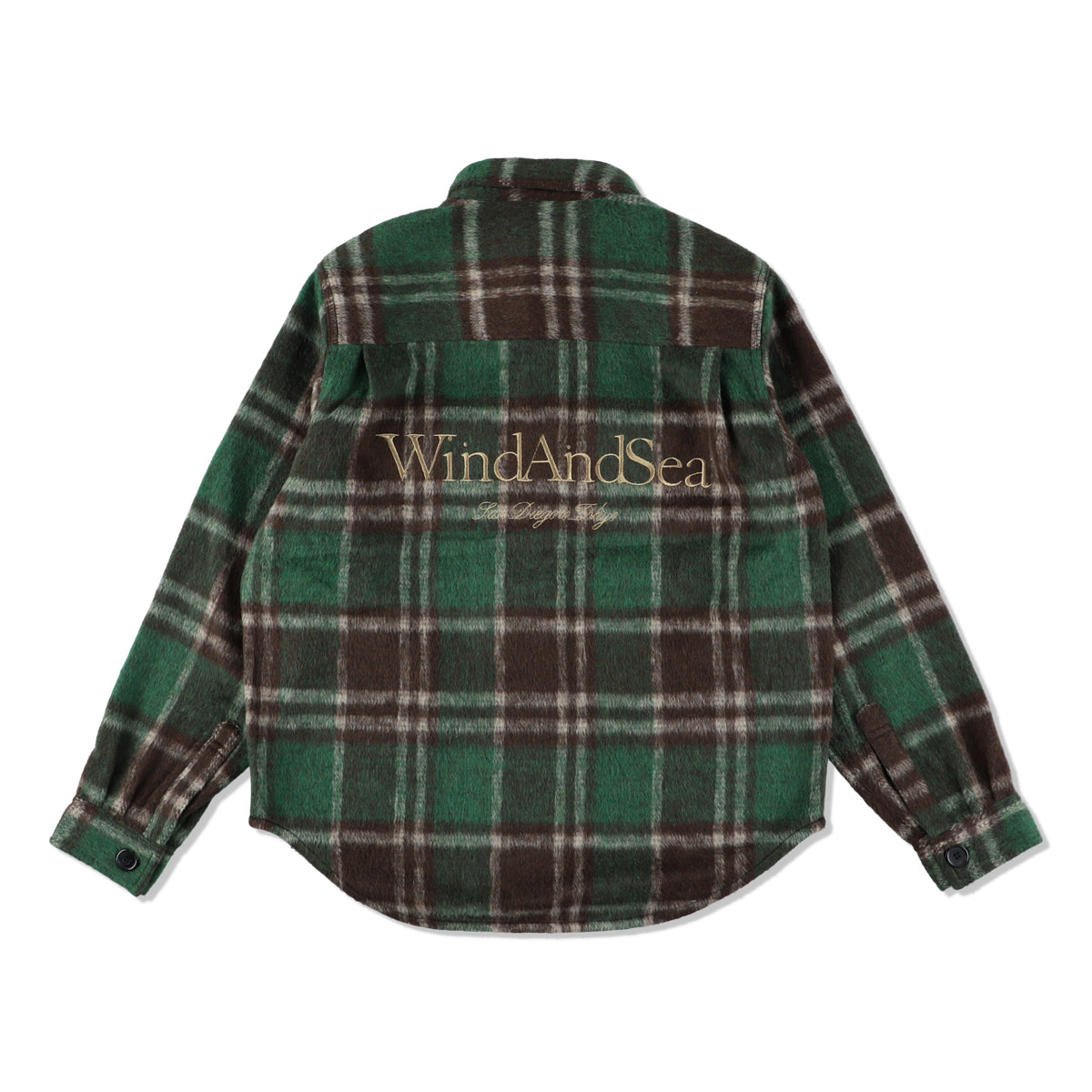 SHAGGY PLAID CPO SHIRT JACKET