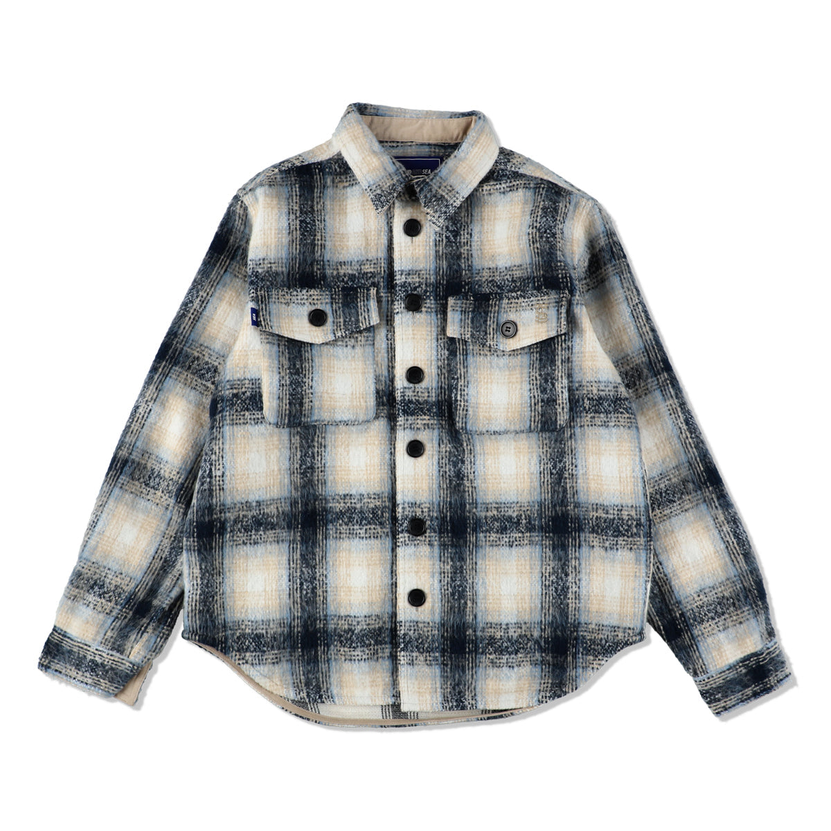 SHAGGY PLAID CPO SHIRT JACKET