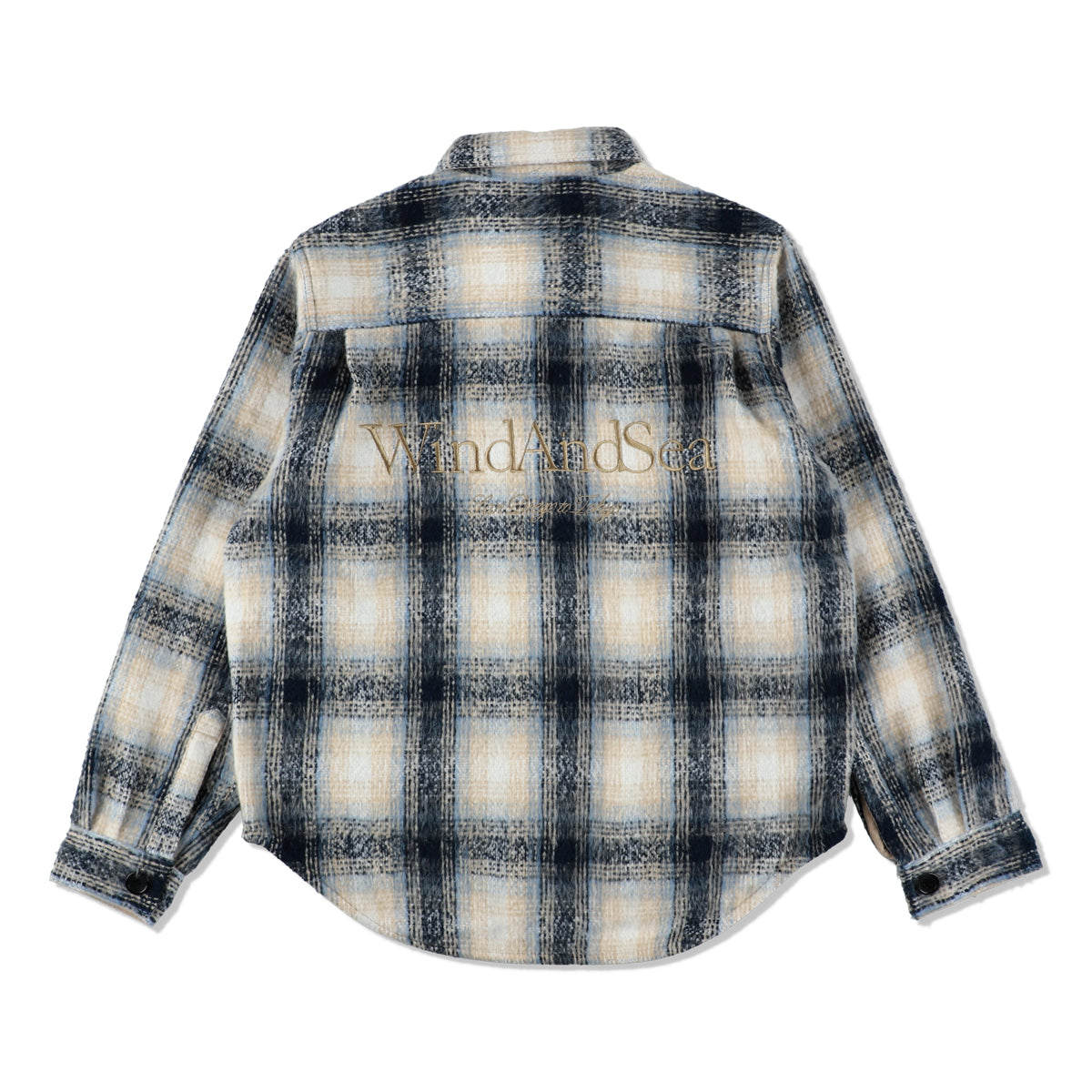 SHAGGY PLAID CPO SHIRT JACKET