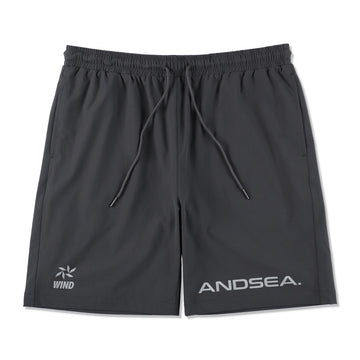 Wind Wave Nylon Home Short / CHARCOAL