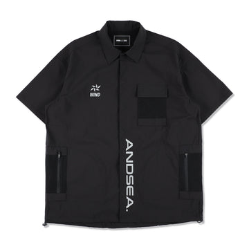 Wind Wave Tech Field Shirt / BLACK