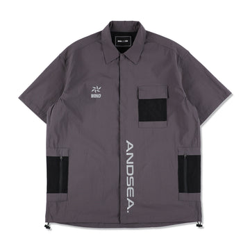 Wind Wave Tech Field Shirt / CHARCOAL