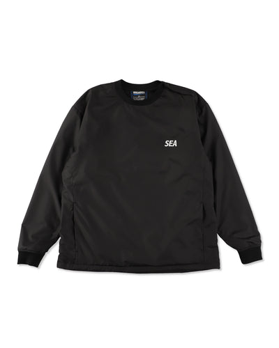 WARM UP PULLOVER SHIRT WITH FISHINGNET RECYCLE MATERIAL