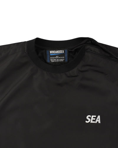 WARM UP PULLOVER SHIRT WITH FISHINGNET RECYCLE MATERIAL