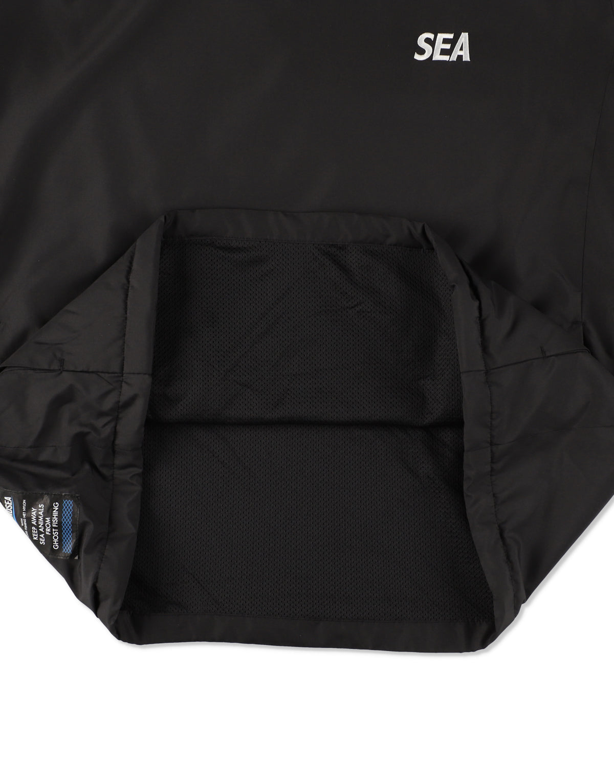 WARM UP PULLOVER SHIRT WITH FISHINGNET RECYCLE MATERIAL