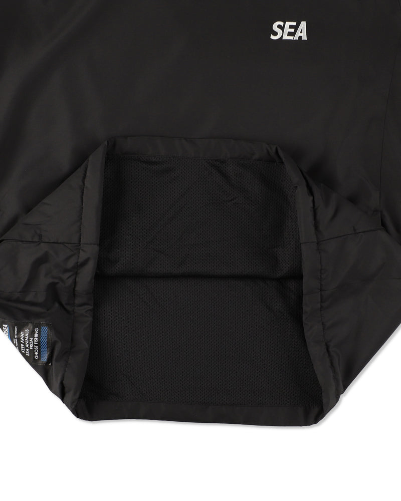 WARM UP PULLOVER SHIRT WITH FISHINGNET RECYCLE MATERIAL