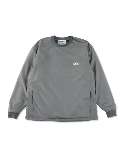 WARM UP PULLOVER SHIRT WITH FISHINGNET RECYCLE MATERIAL