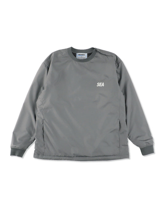WARM UP PULLOVER SHIRT WITH FISHINGNET RECYCLE MATERIAL