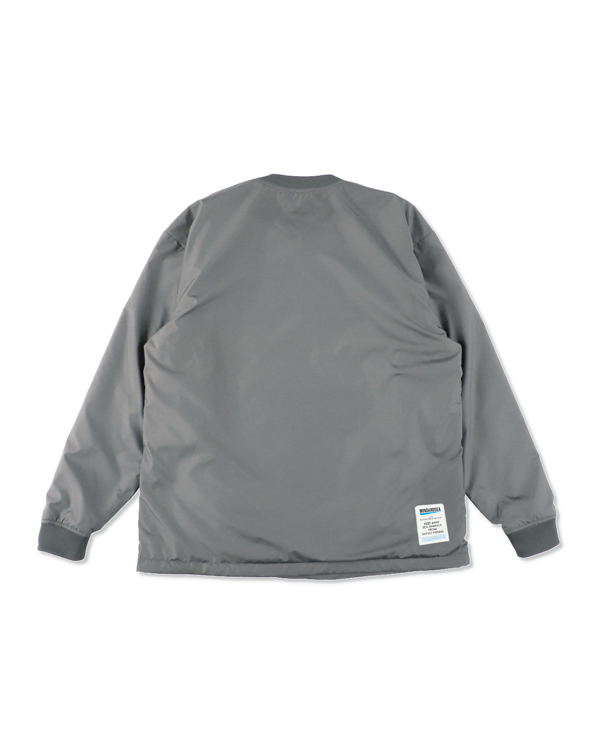WARM UP PULLOVER SHIRT WITH FISHINGNET RECYCLE MATERIAL
