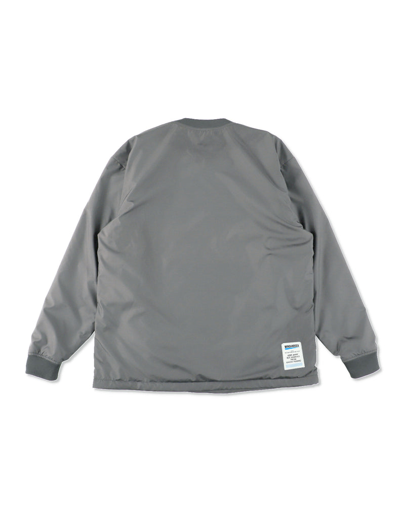 WARM UP PULLOVER SHIRT WITH FISHINGNET RECYCLE MATERIAL