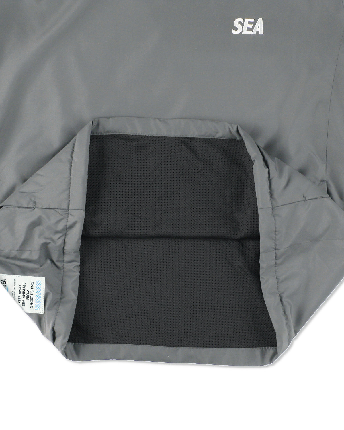WARM UP PULLOVER SHIRT WITH FISHINGNET RECYCLE MATERIAL