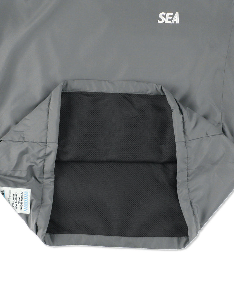 WARM UP PULLOVER SHIRT WITH FISHINGNET RECYCLE MATERIAL