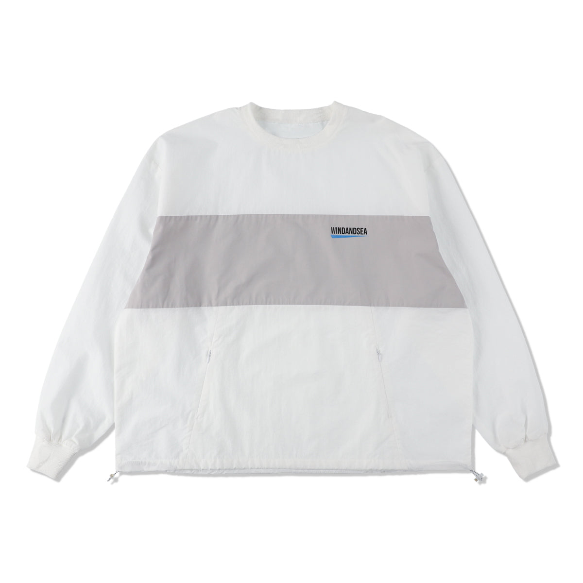 RECYCLED FISHING NET NYLON CREW NECK PULLOVER SHIRT