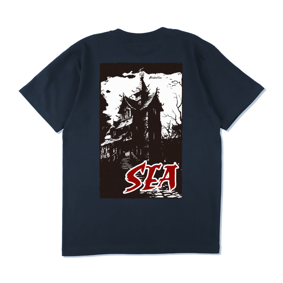 HALLOWEEN MANSION TEE / NAVY