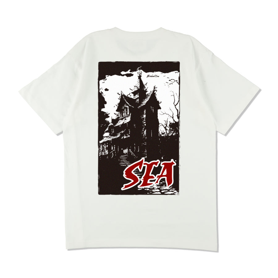 HALLOWEEN MANSION TEE / WHITE