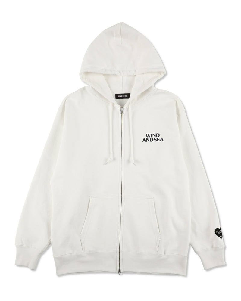 HEART&SPADE ZIP UP SWEATSHIRT