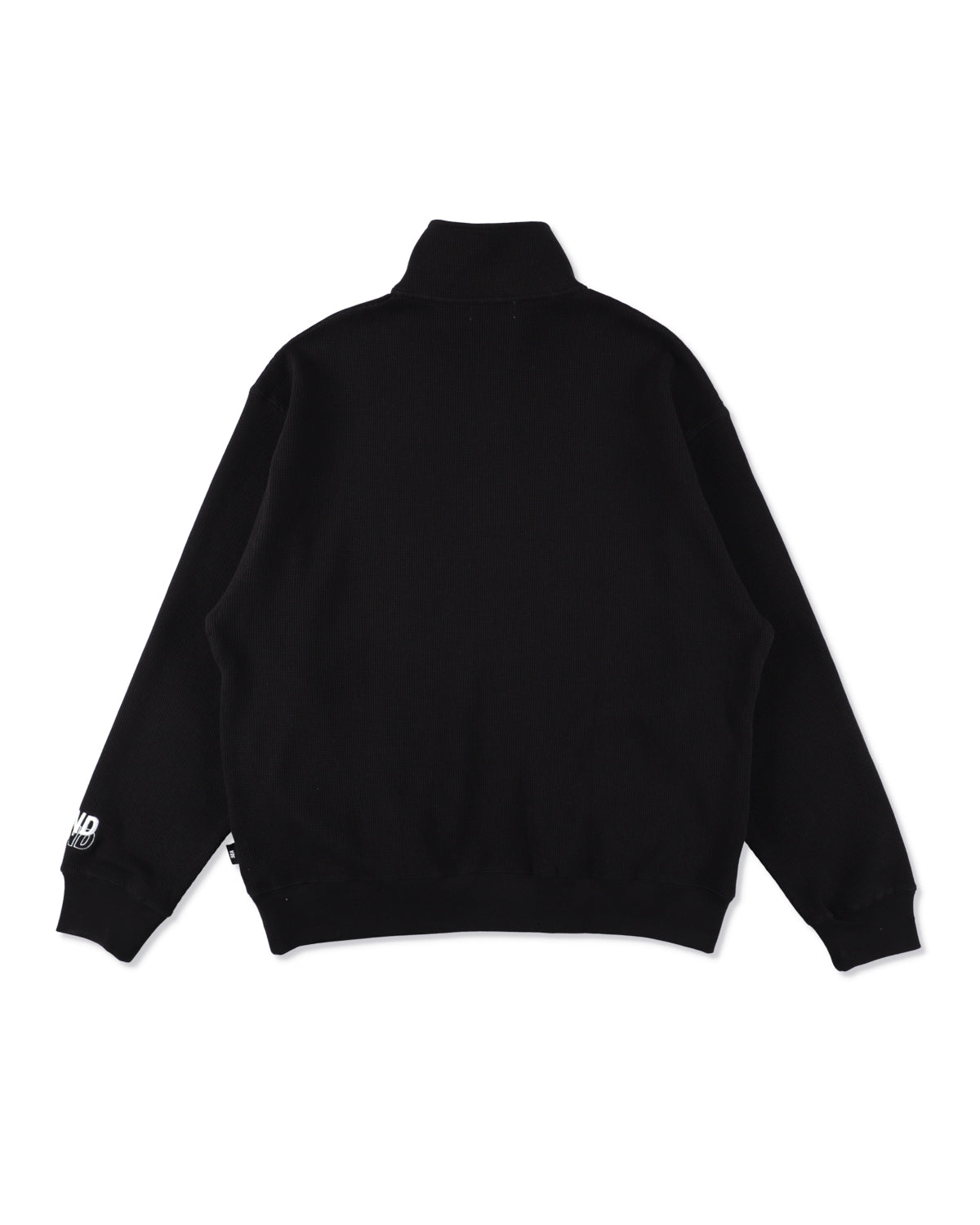 HEAVY WAFFLE HALF ZIP SWEATSHIRT