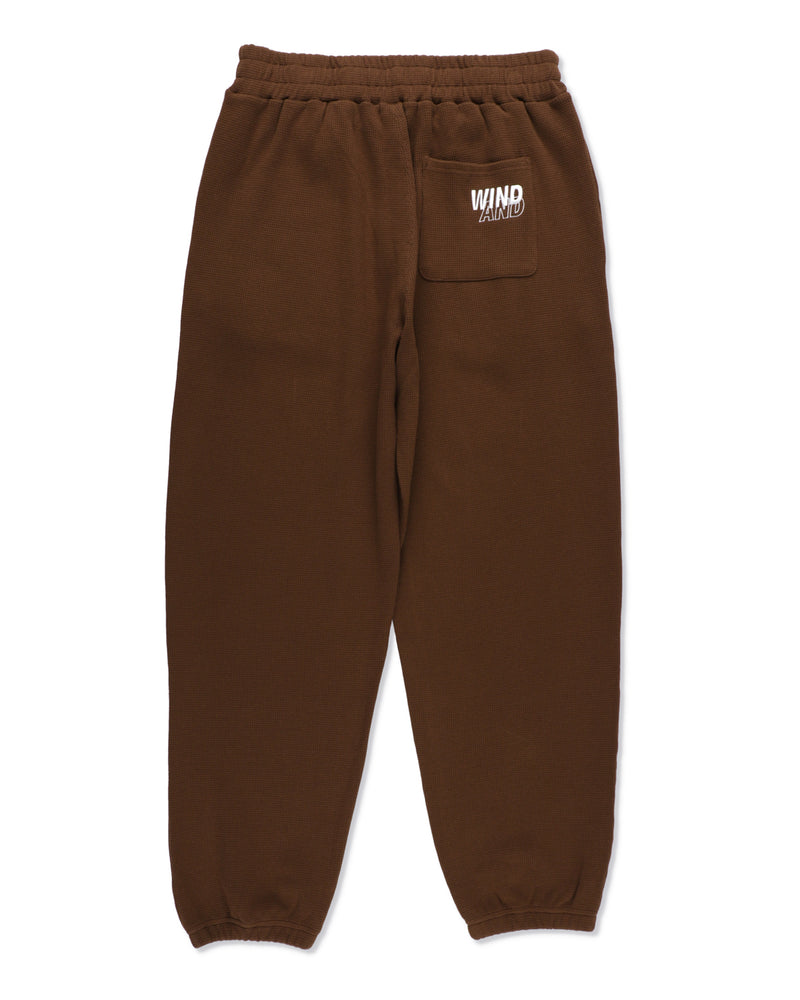 HEAVY WAFFLE SWEAT PANTS