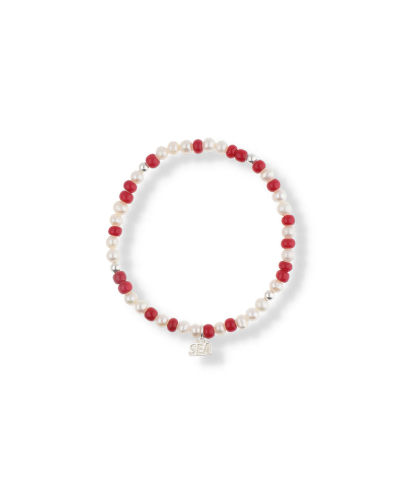 IVX JAPAN WDS Pearl & White Hearts Bracelet