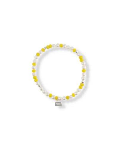IVX JAPAN WDS Pearl & White Hearts Bracelet