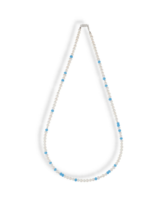 IVX JAPAN WDS Pearl & White Hearts Necklace