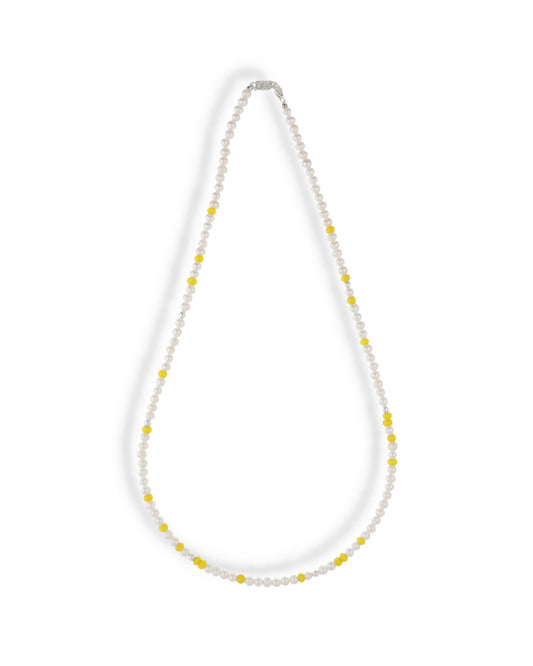 IVX JAPAN WDS Pearl & White Hearts Necklace