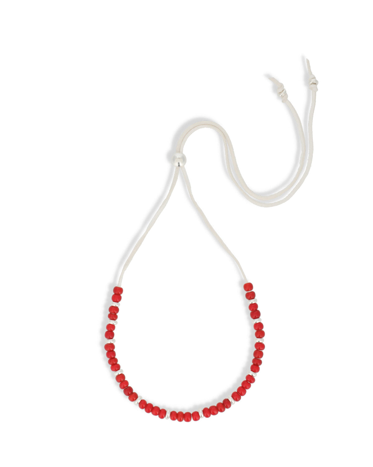 IVX JAPAN  WDS White Hearts Deerskin Necklace