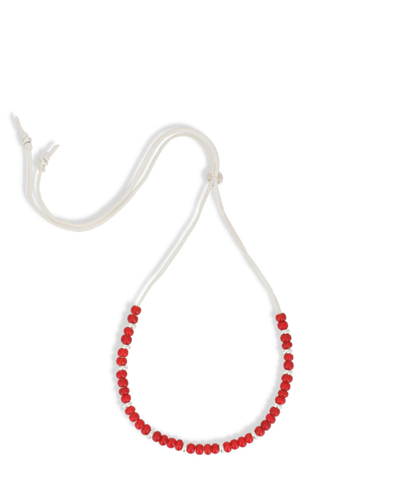IVX JAPAN  WDS White Hearts Deerskin Necklace