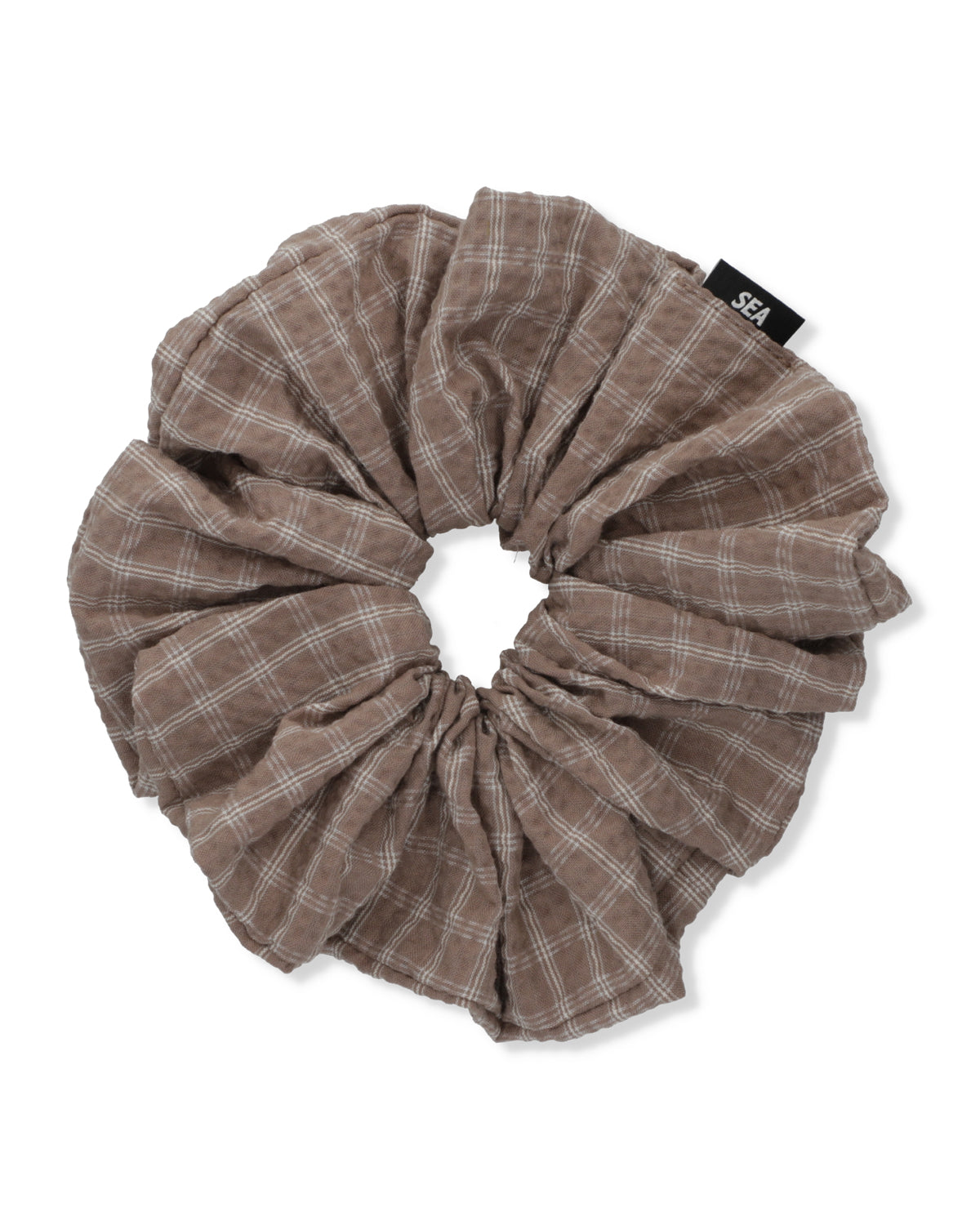 PLAID BIG HAIR TIE