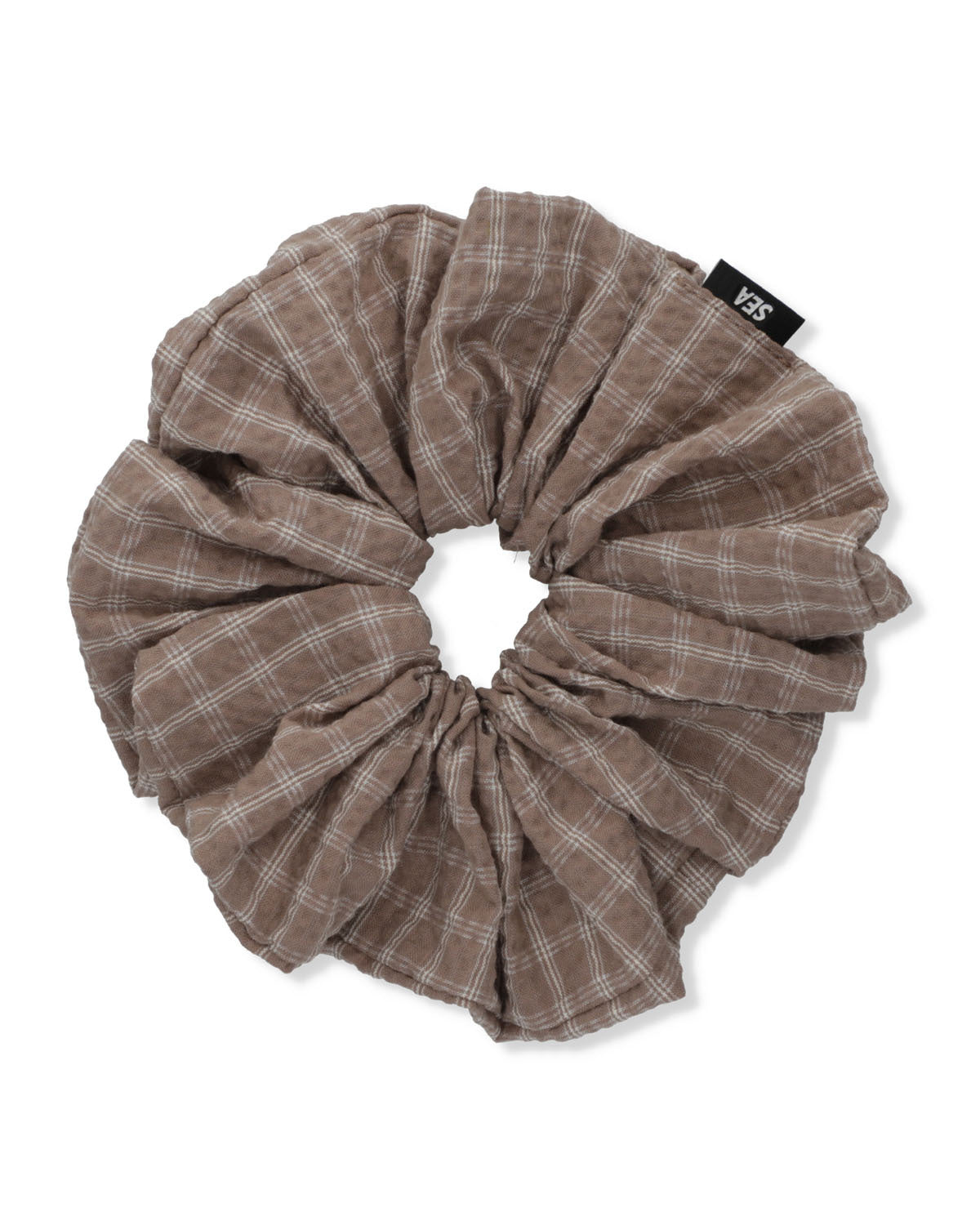 PLAID BIG HAIR TIE