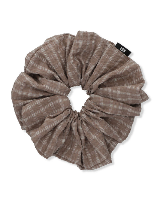PLAID BIG HAIR TIE
