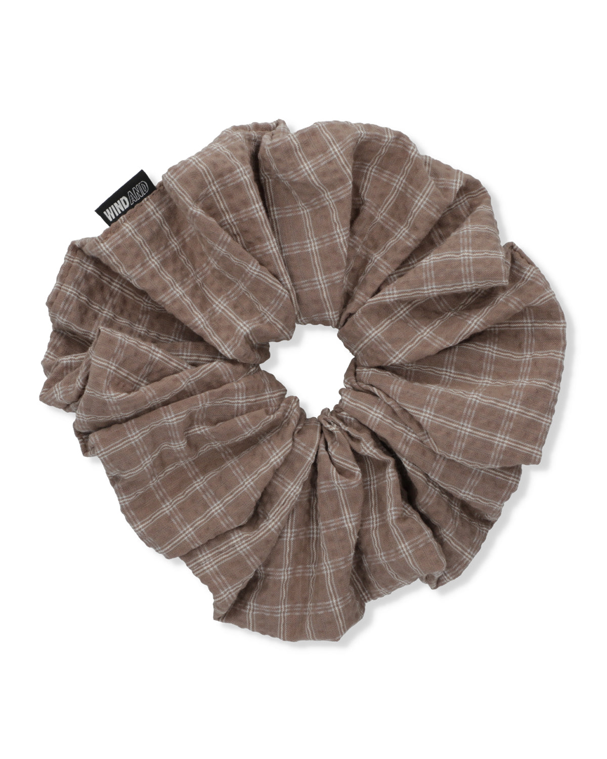 PLAID BIG HAIR TIE