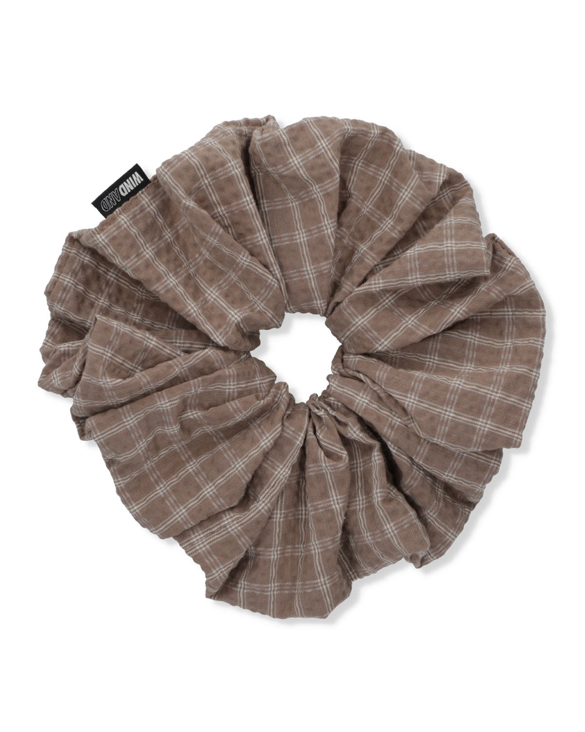 PLAID BIG HAIR TIE