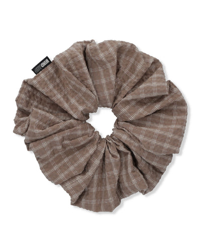 PLAID BIG HAIR TIE