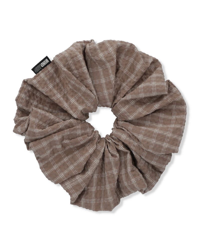 PLAID BIG HAIR TIE