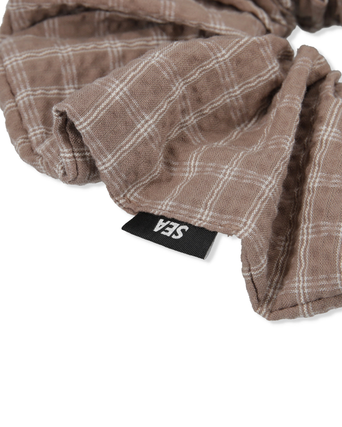 PLAID BIG HAIR TIE