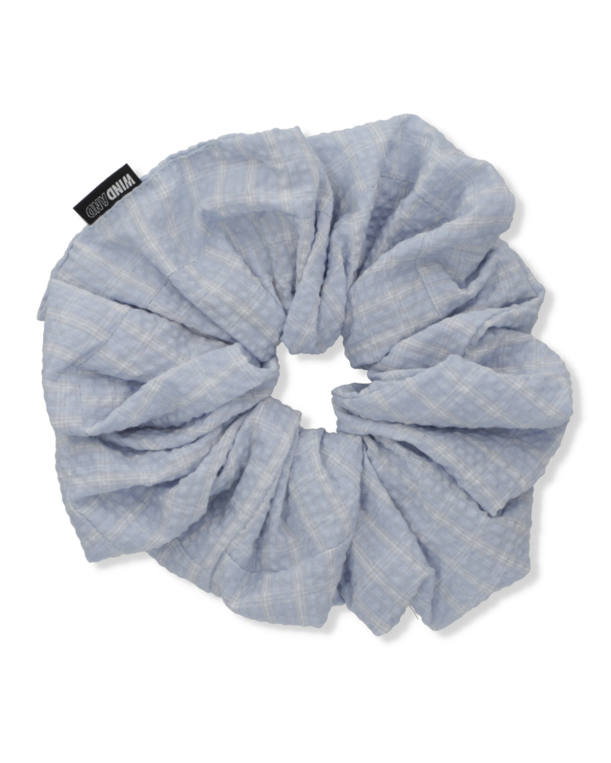 PLAID BIG HAIR TIE