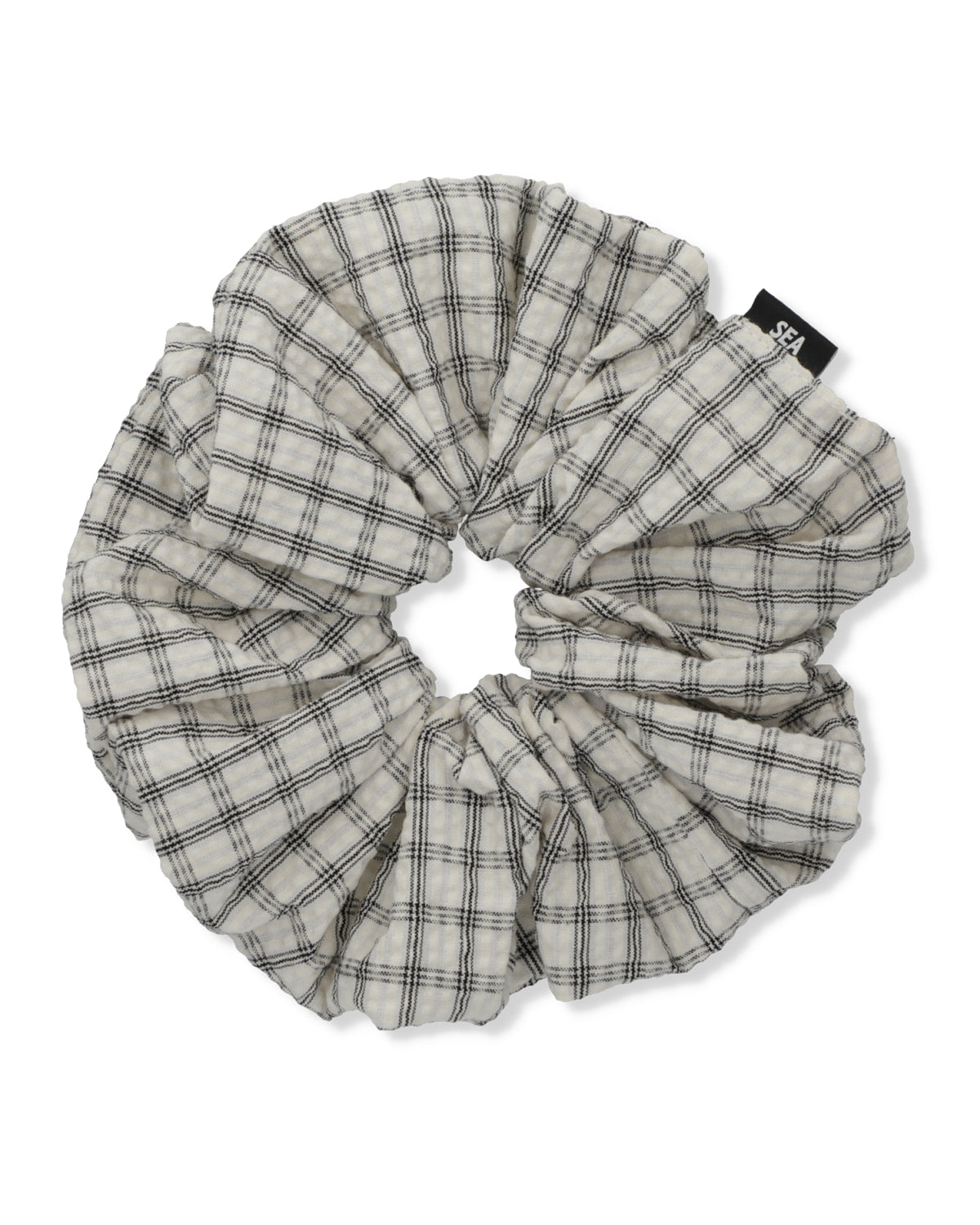 PLAID BIG HAIR TIE