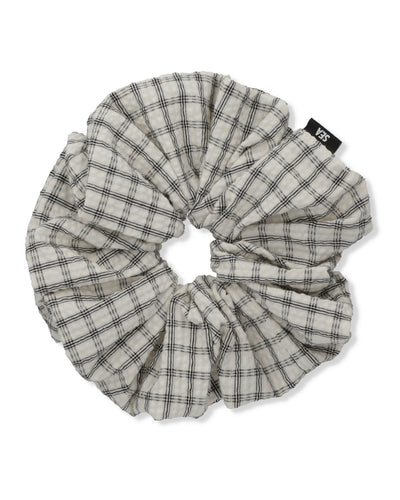PLAID BIG HAIR TIE