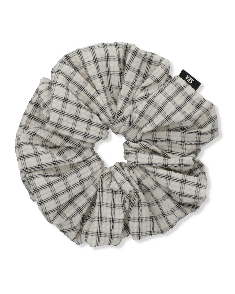 PLAID BIG HAIR TIE