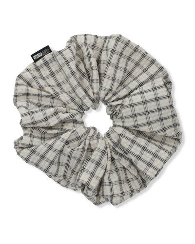 PLAID BIG HAIR TIE