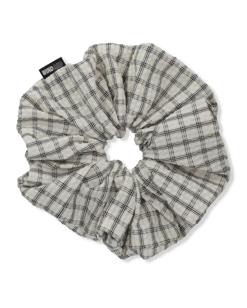 PLAID BIG HAIR TIE