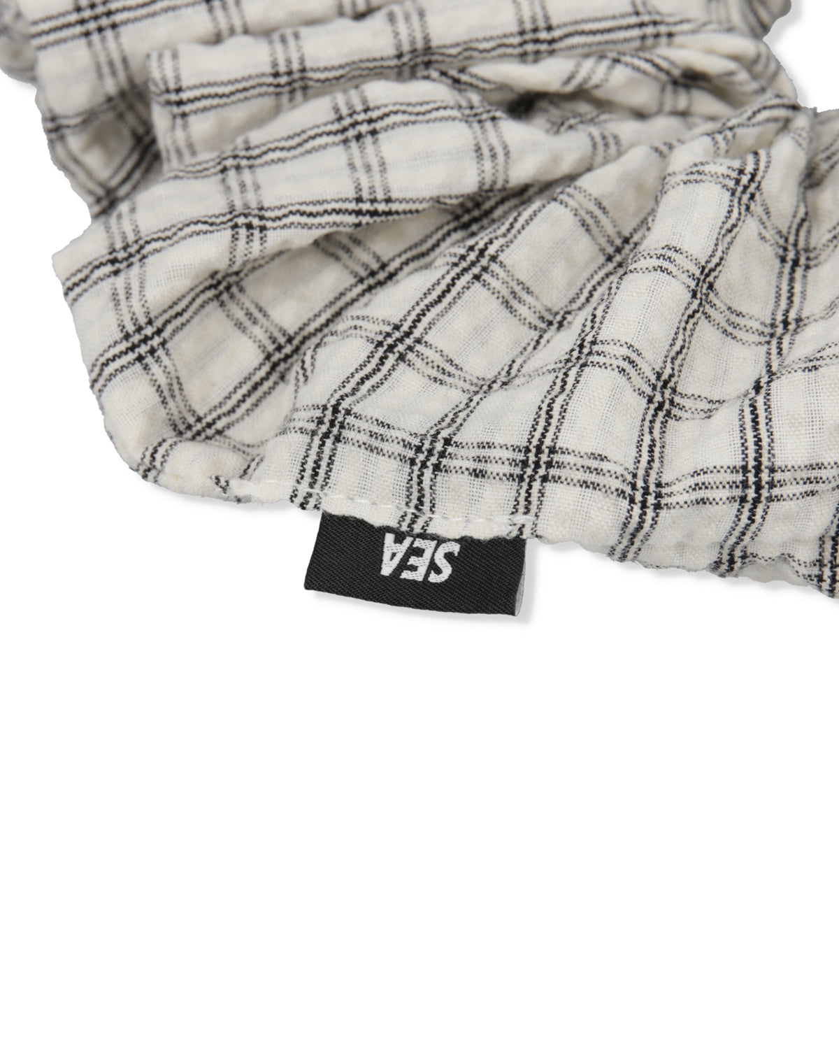 PLAID BIG HAIR TIE
