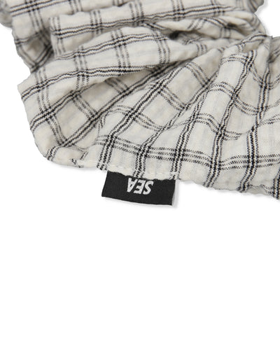 PLAID BIG HAIR TIE
