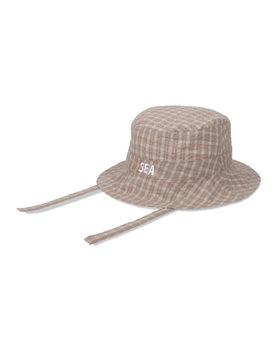 PLAID LOGO HAT