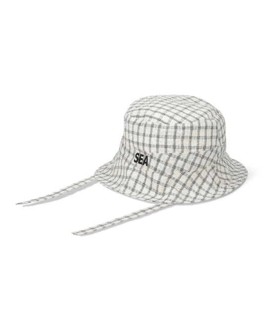 PLAID LOGO HAT